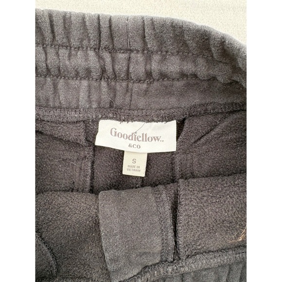 Goodfellow & Co Other - Goodfellow & Co Mens Small Black Pintuck Jogger Sweatpants Drawstring Fleece S